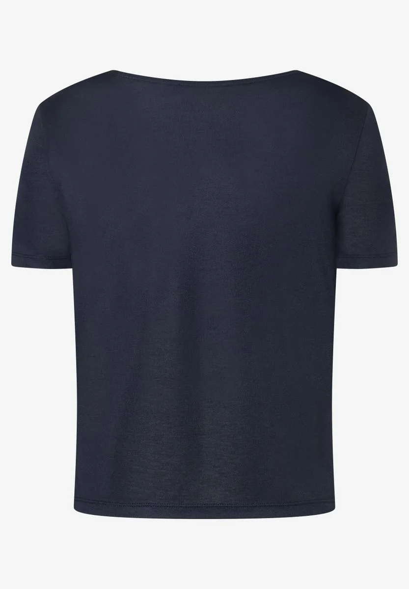 Shirt with Waterfall-Neckline - Image 2