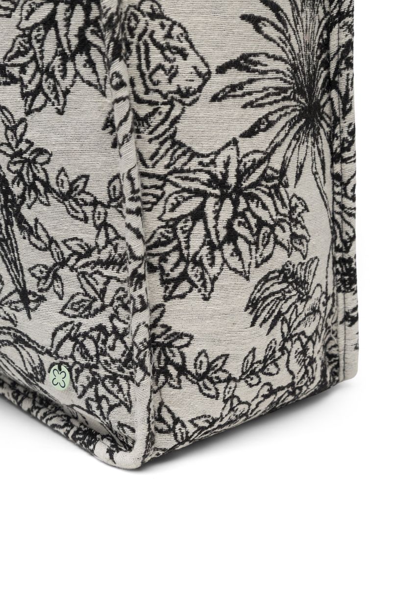 SHOPPER POLYESTER JUNGLE OMG schwar - Image 3