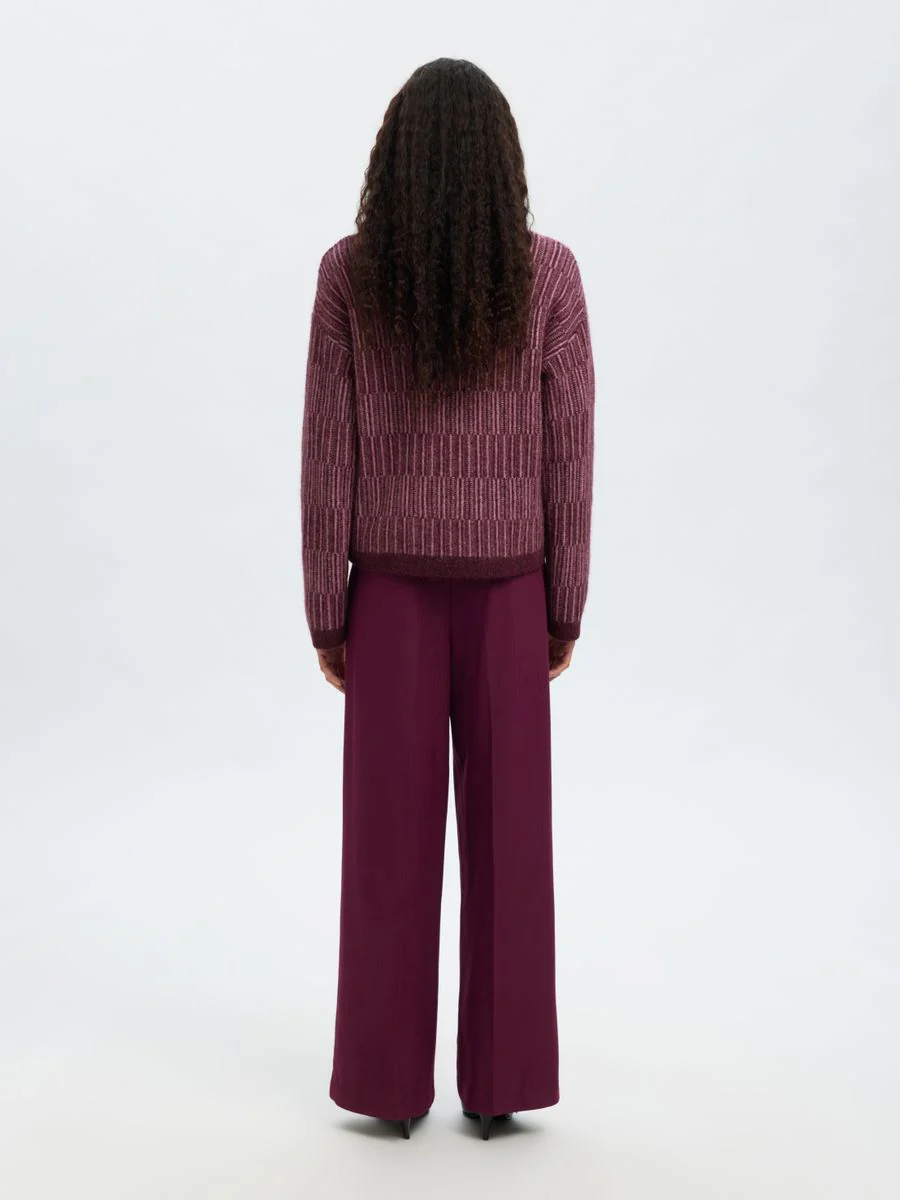 SLFALVA LS KNIT STRIPE O-NECK - Image 3