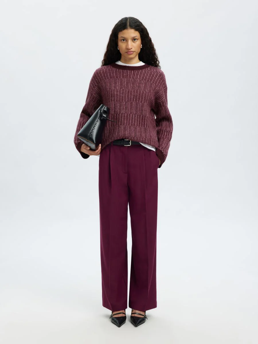 SLFALVA LS KNIT STRIPE O-NECK - Image 6
