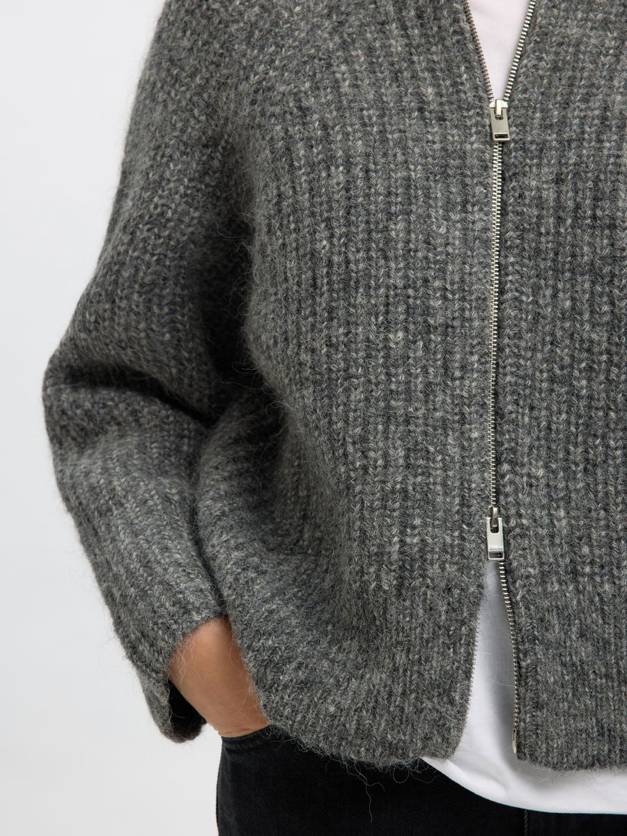 SLFANJULI LS KNIT ZIP CARDIGAN - Image 4