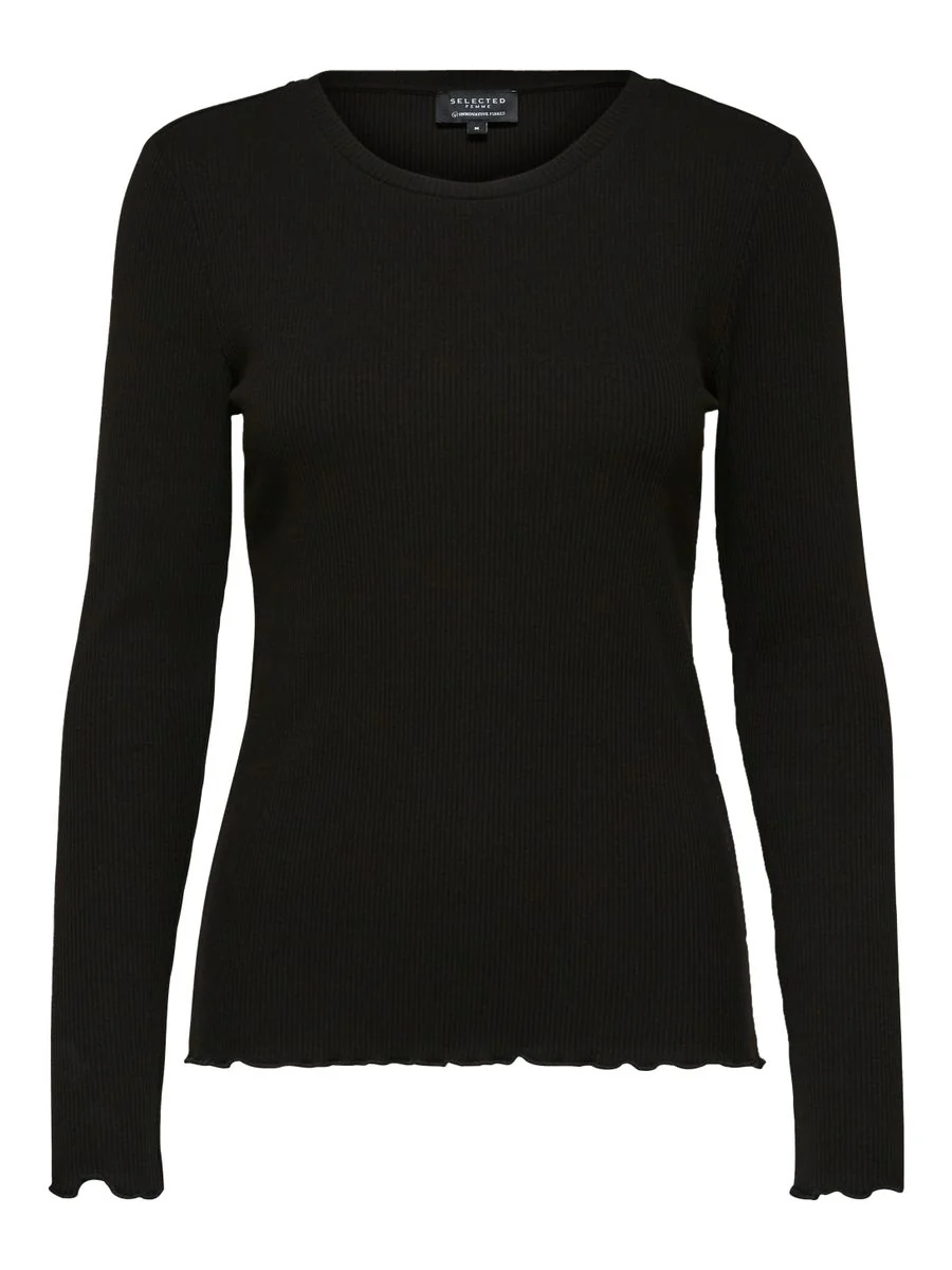 SLFANNA LS CREW NECK TEE S NOOS