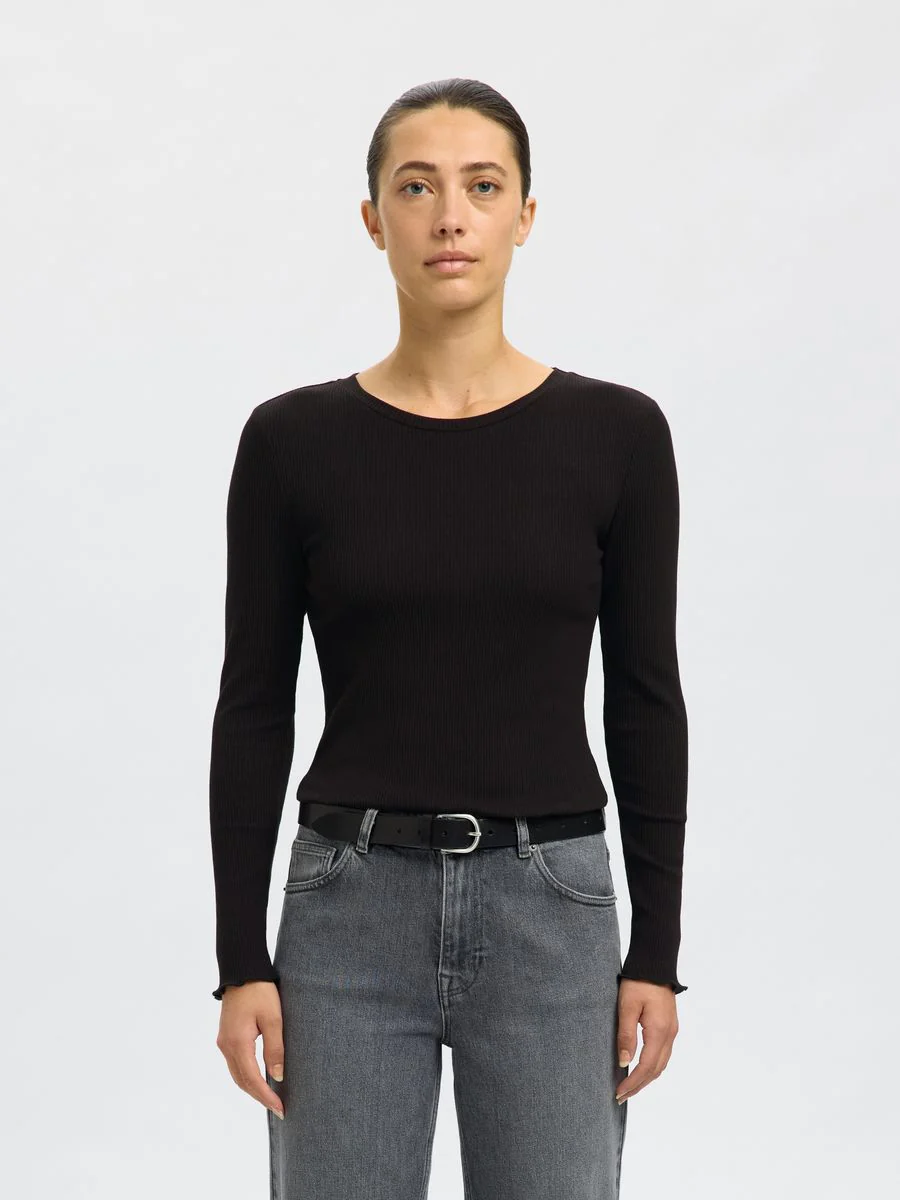 SLFANNA LS CREW NECK TEE S NOOS - Image 2