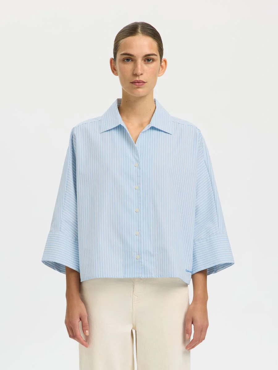 SLFESTER OVERSIZE 3/4 SHIRT B - Image 2