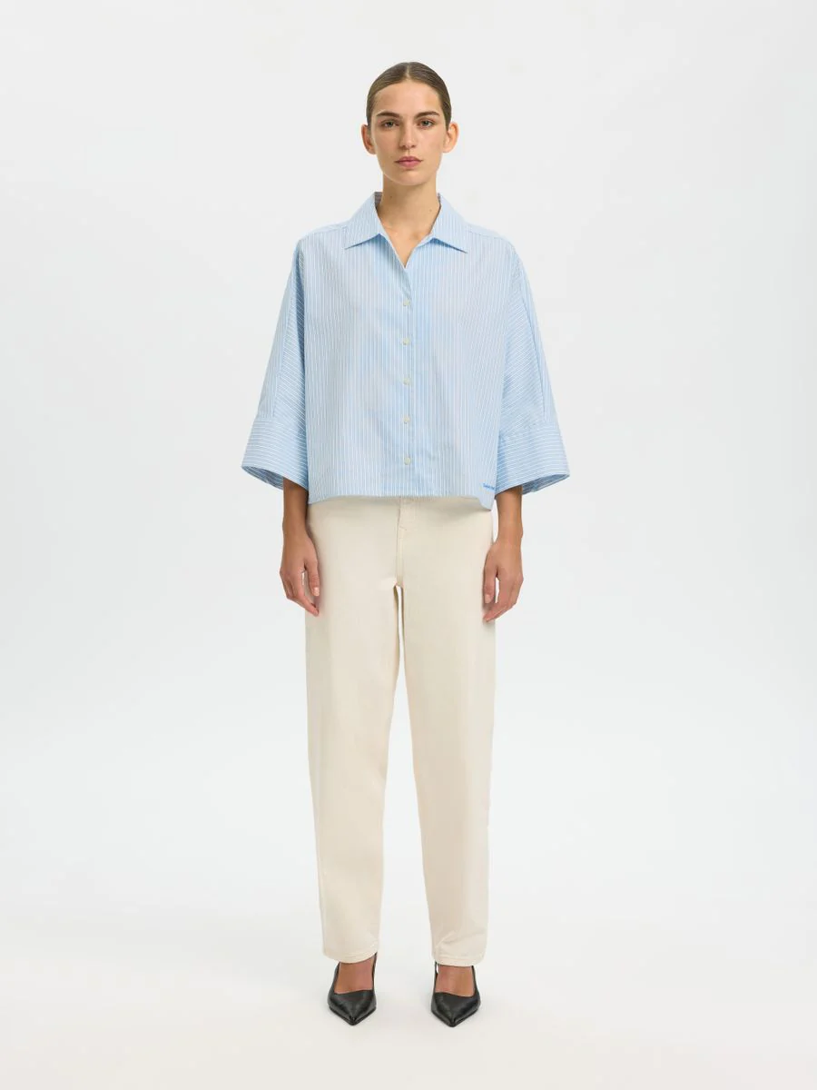 SLFESTER OVERSIZE 3/4 SHIRT B - Image 4