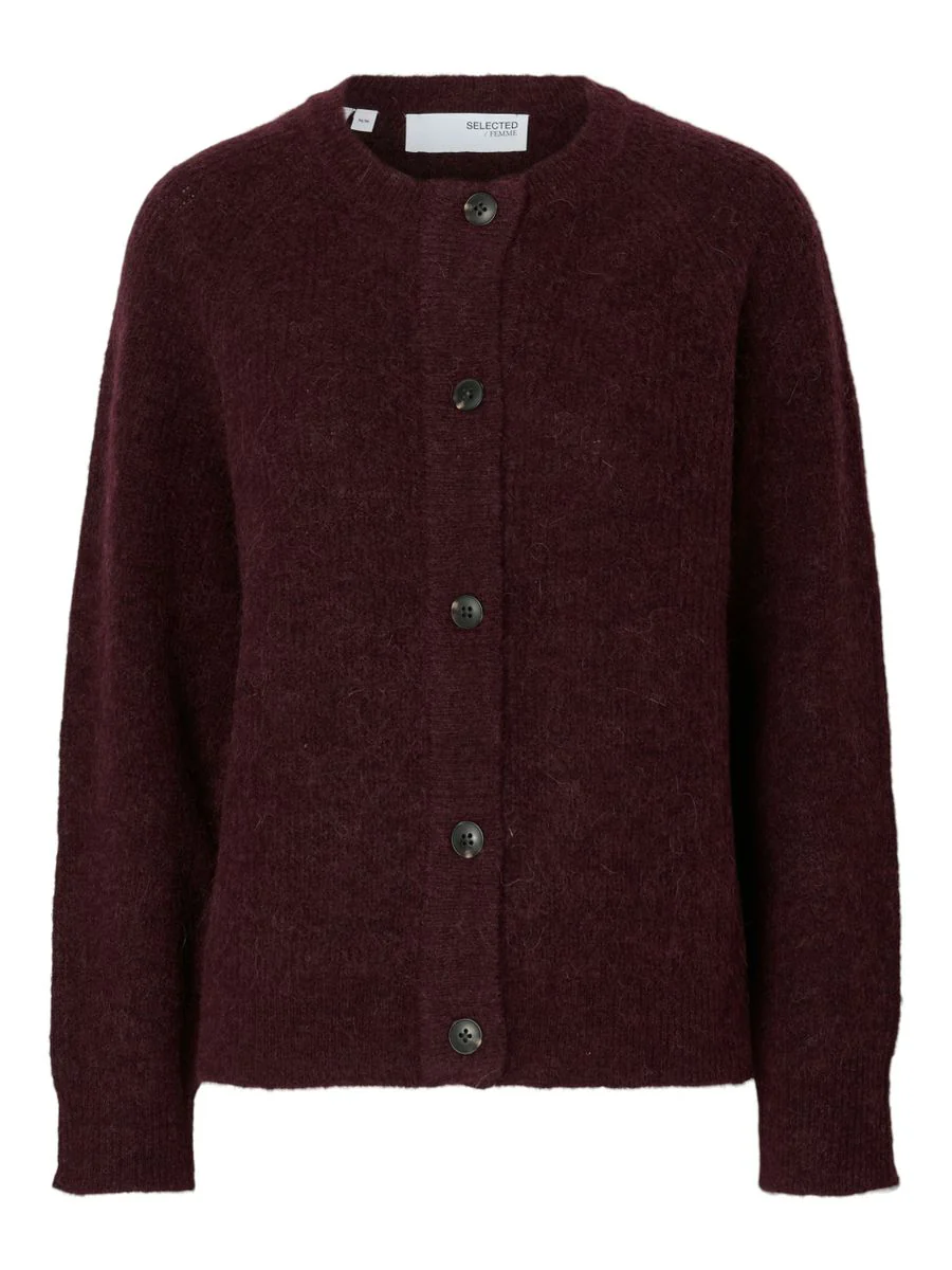 SLFLULU LS KNIT SHORT CARDIGAN NOOS - Image 4