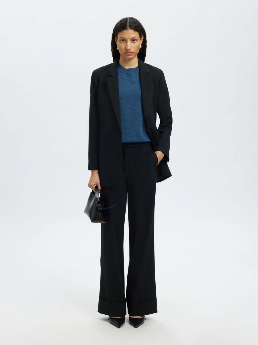 SLFLURA 2/4 KNIT O-NECK - Image 5