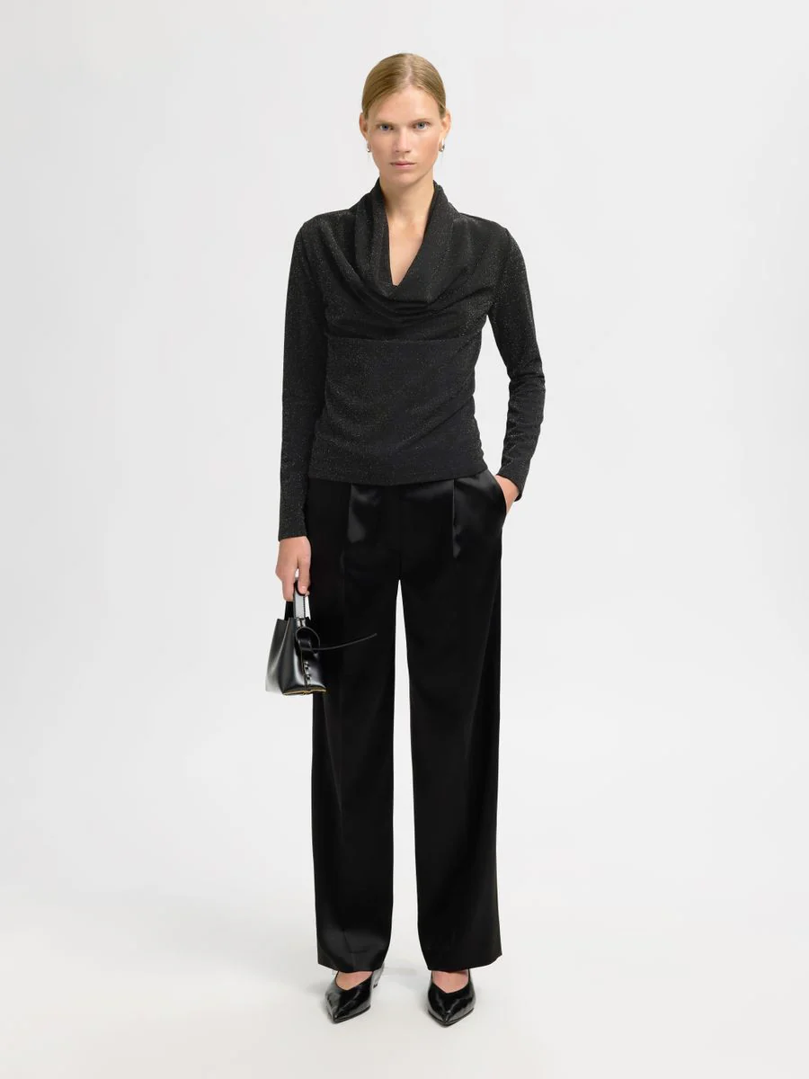 SLFSANDRA LS COWL NECK TOP - Image 4
