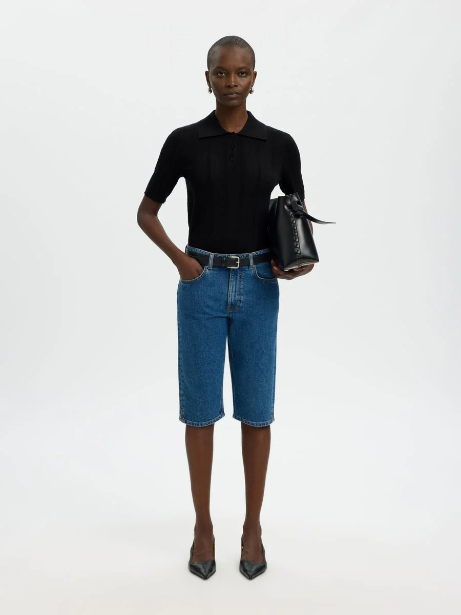 SLFTOLEDO STRUCTURE 2/4 KNIT POLO N - Image 3