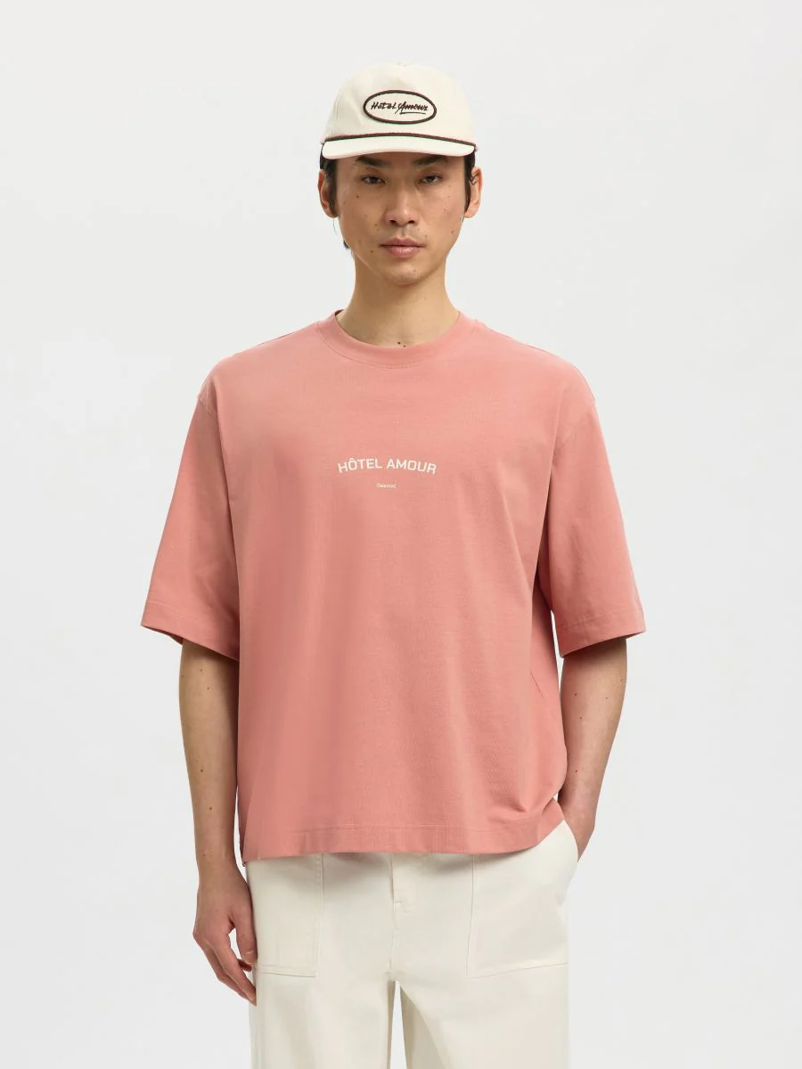 SLHBOXYLIAM SS O-NECK TEE HOTEL AMOUR - Image 2