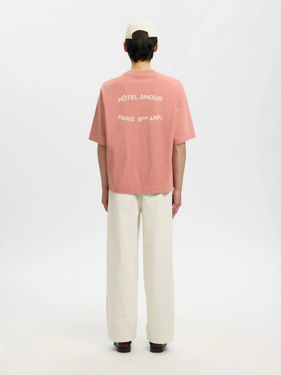SLHBOXYLIAM SS O-NECK TEE HOTEL AMOUR - Image 3