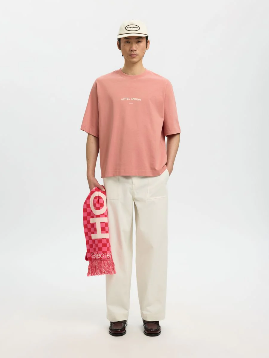 SLHBOXYLIAM SS O-NECK TEE HOTEL AMOUR - Image 4