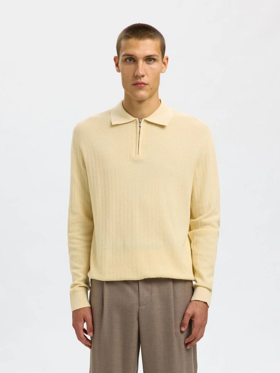 SLHCRAN LS KNIT STRUCTURE HALF ZIP - Image 2