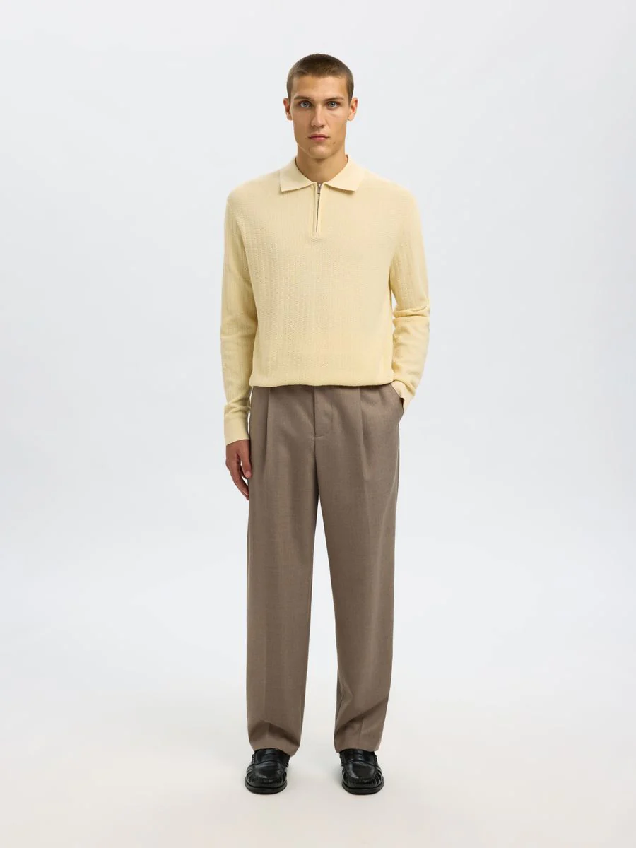 SLHCRAN LS KNIT STRUCTURE HALF ZIP - Image 4