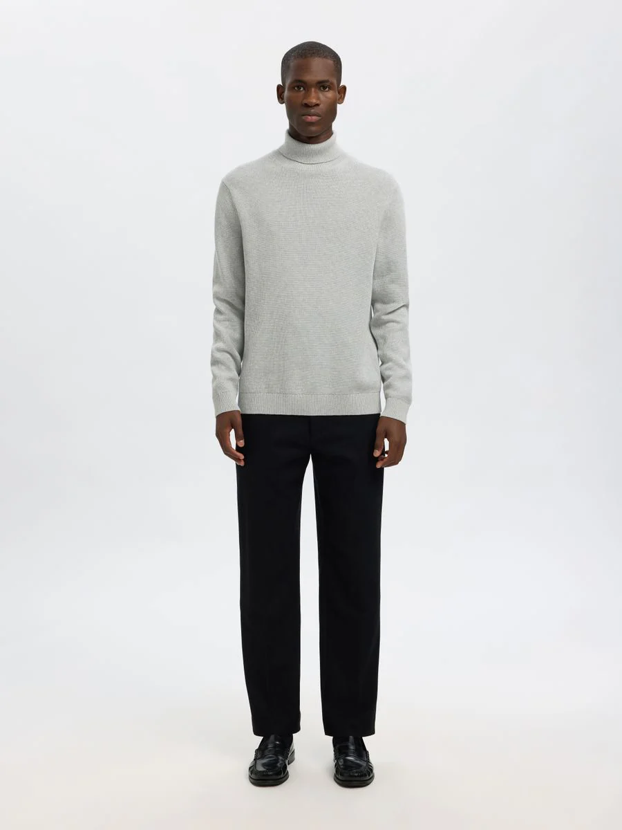 SLHDANE LS KNIT STRUCTURE ROLL NECK - Image 5