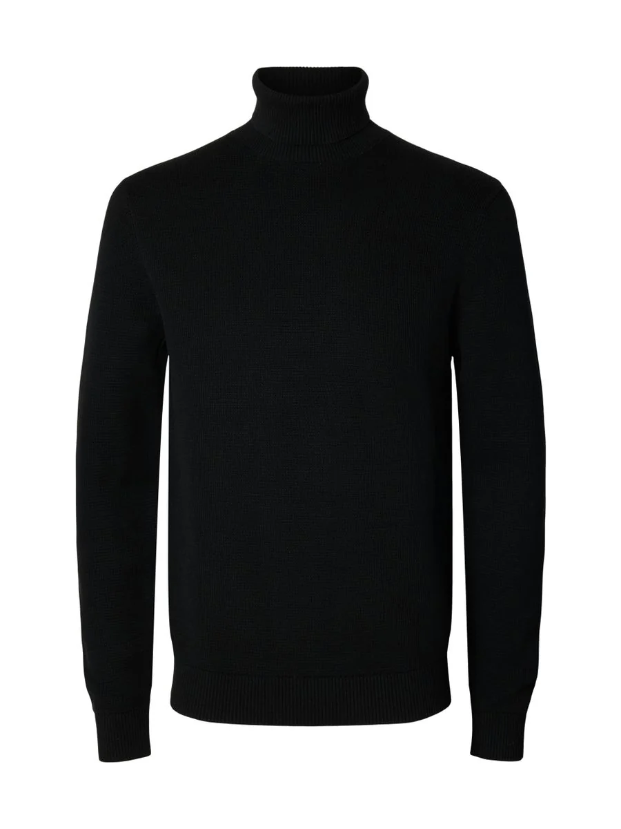 SLHDANE LS KNIT STRUCTURE ROLL NECK - Image 7