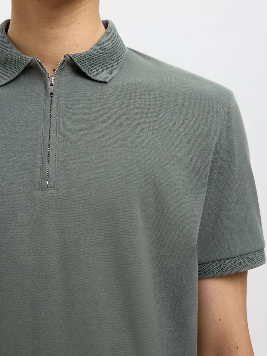 SLHFAVE ZIP SS POLO NOOS - Image 5