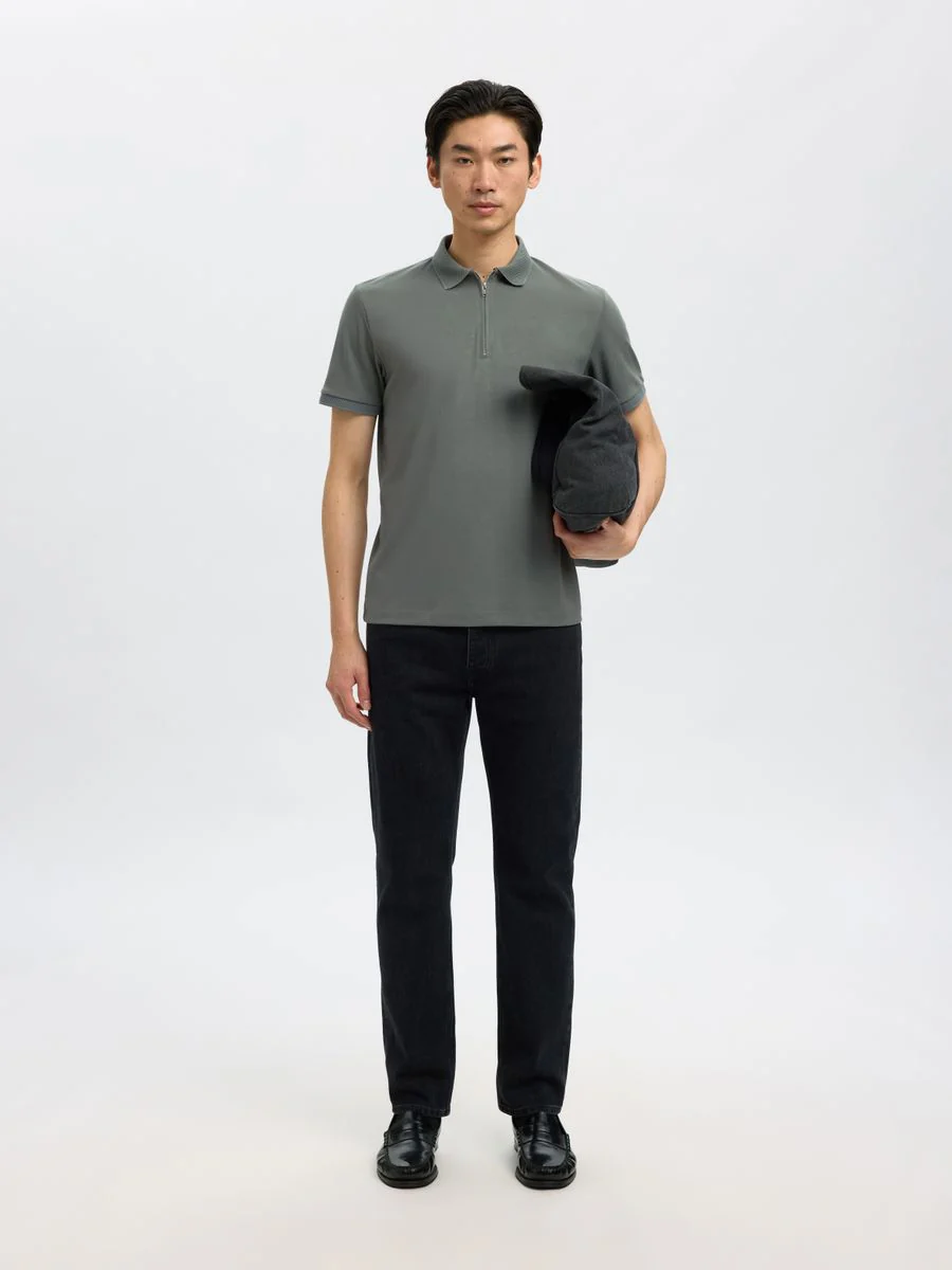 SLHFAVE ZIP SS POLO NOOS - Image 6