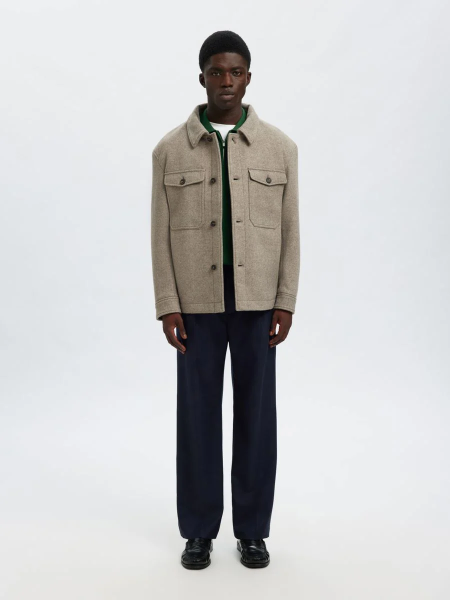 SLHMITCH WOOL BLEND SHACKET NOOS - Image 6