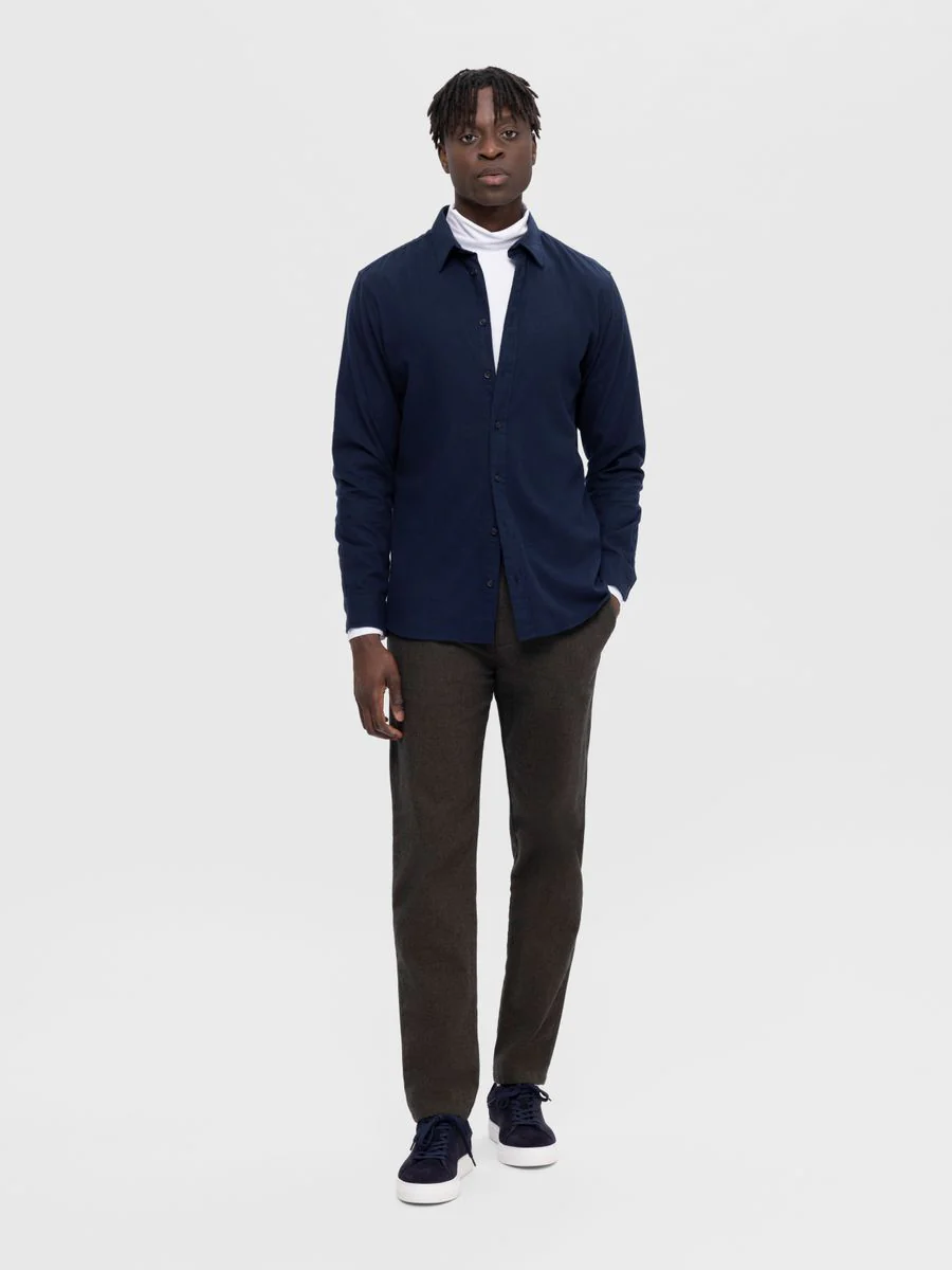 SLHSLIMOWEN-BRUSHED SHIRT LS NOOS - Image 3