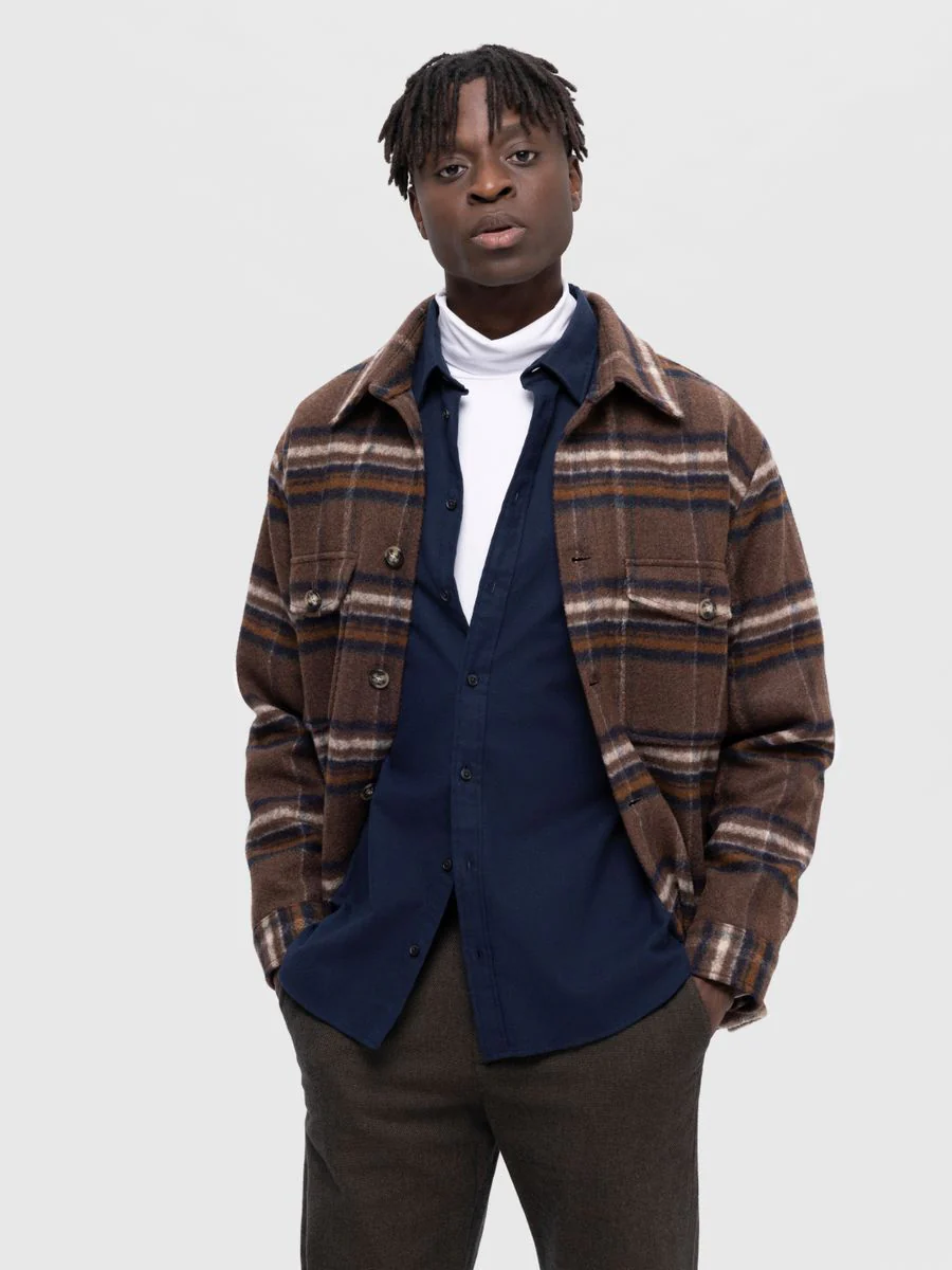 SLHSLIMOWEN-BRUSHED SHIRT LS NOOS - Image 4