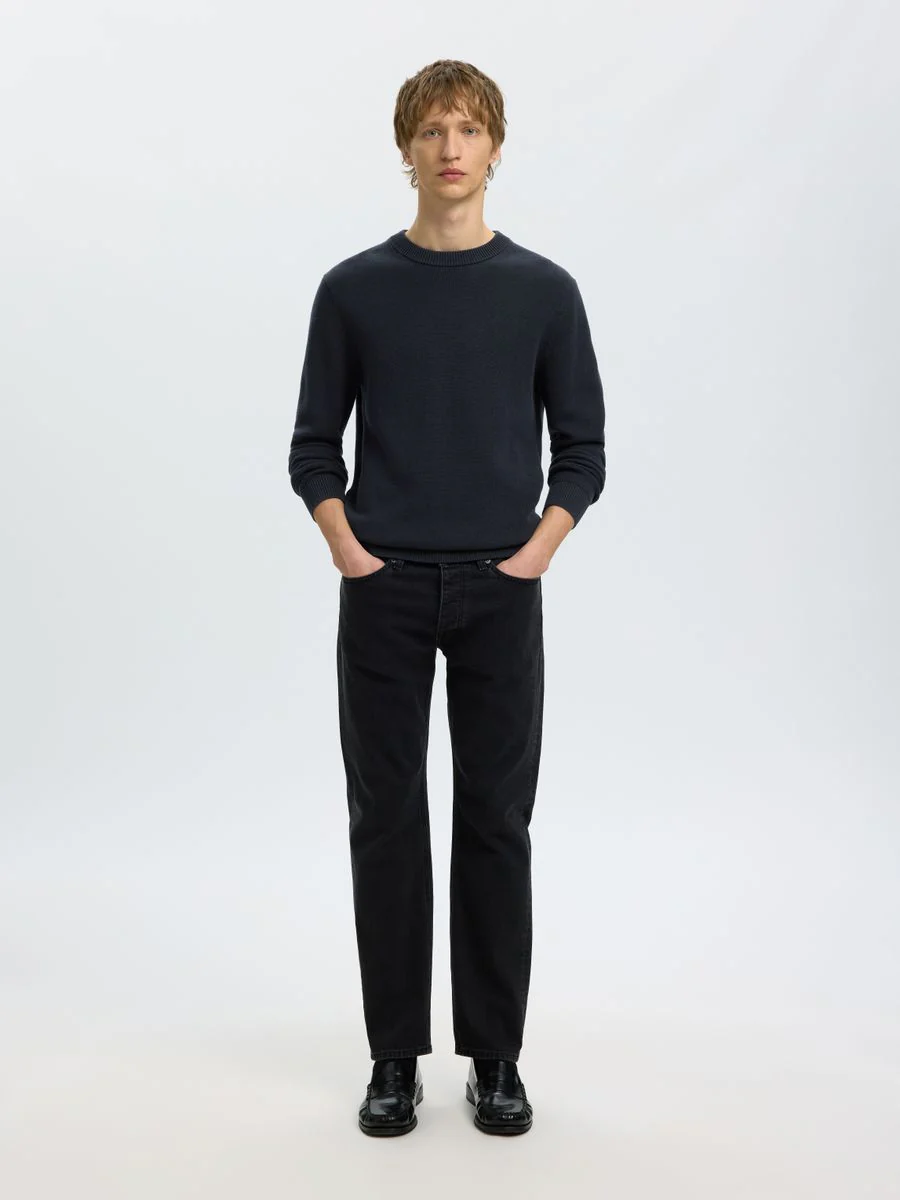 SLMDANE LS KNIT STRUCTURE CREW NECK - Image 5