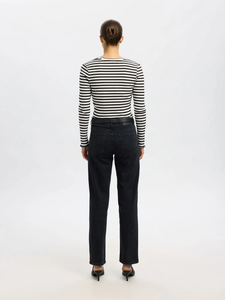 SLWANNA LS CREW NECK TEE STR NOOS - Image 3
