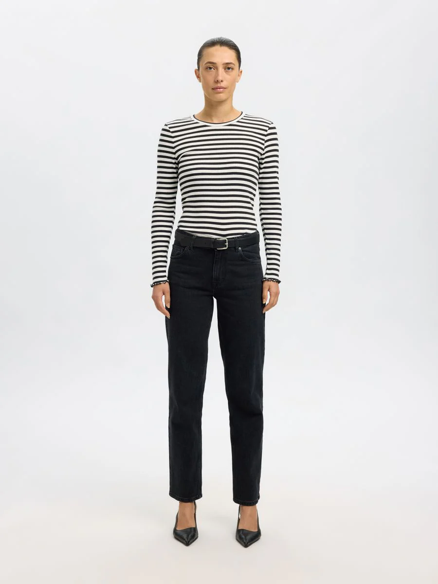 SLWANNA LS CREW NECK TEE STR NOOS - Image 4