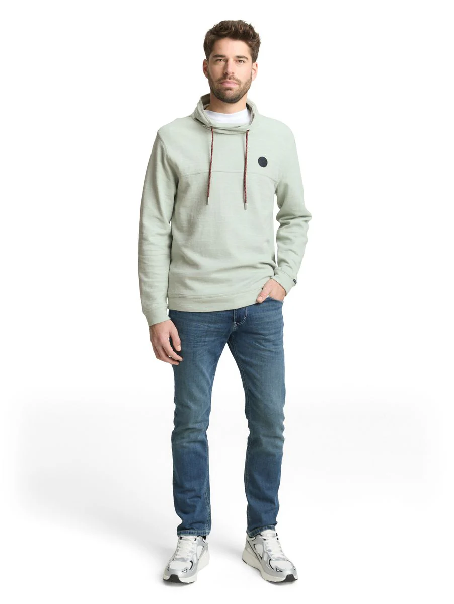 Snood Langarmshirt mit Logo-Badge - Image 3