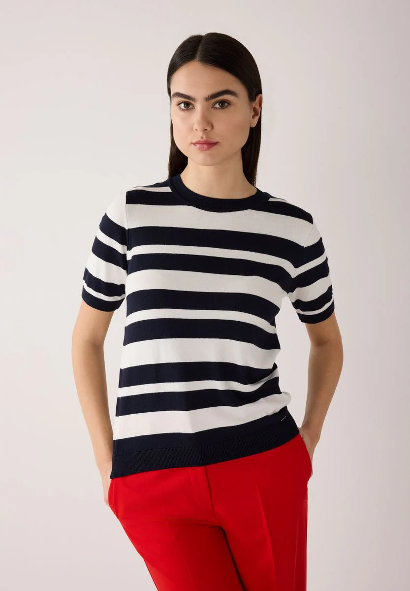 Striped short Sleeved Pullover - Image 2