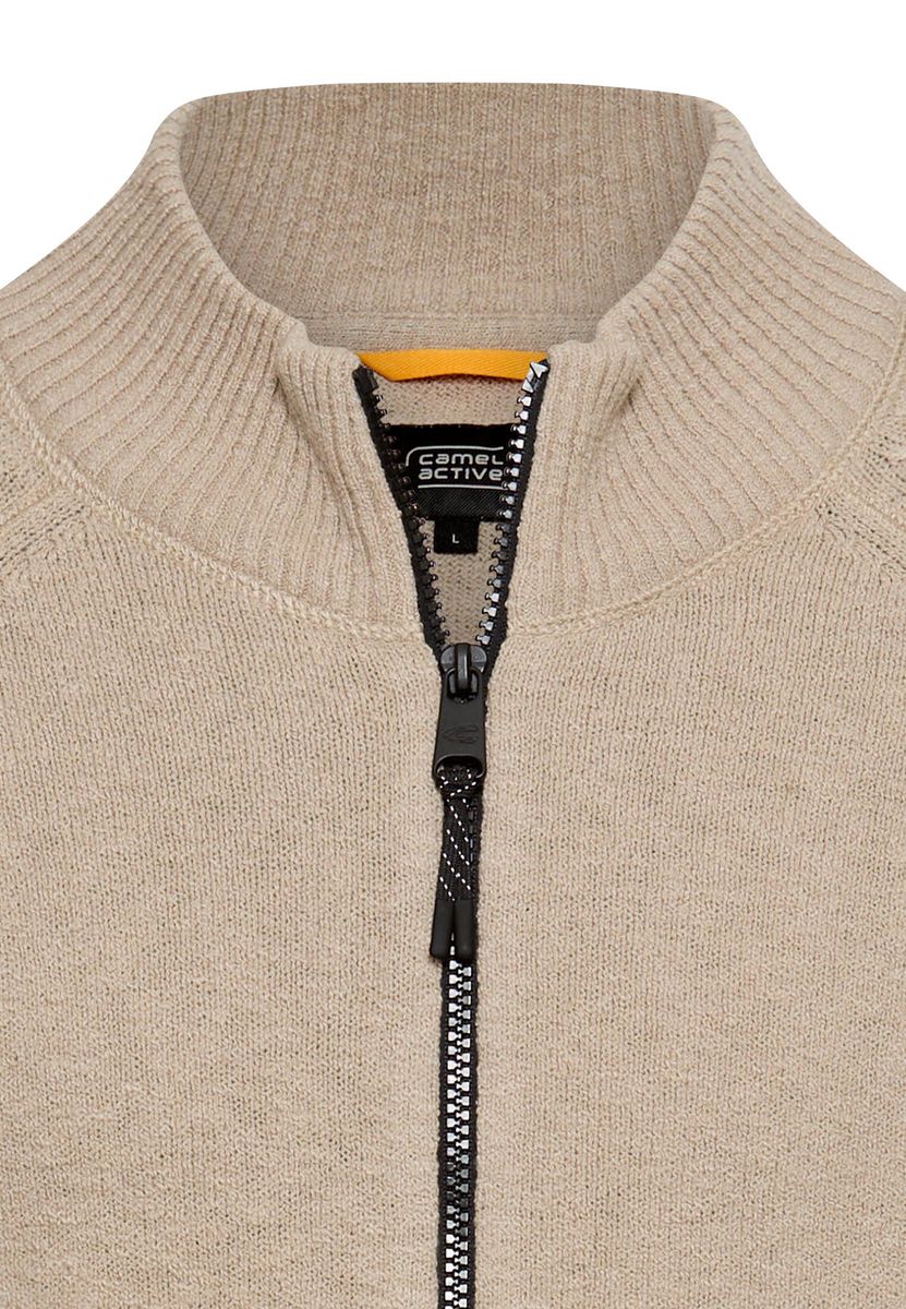 Strickjacke mit Reißverschluss