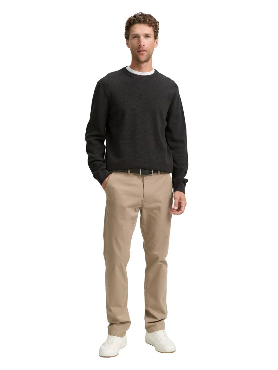 structured crewneck knit - Image 3