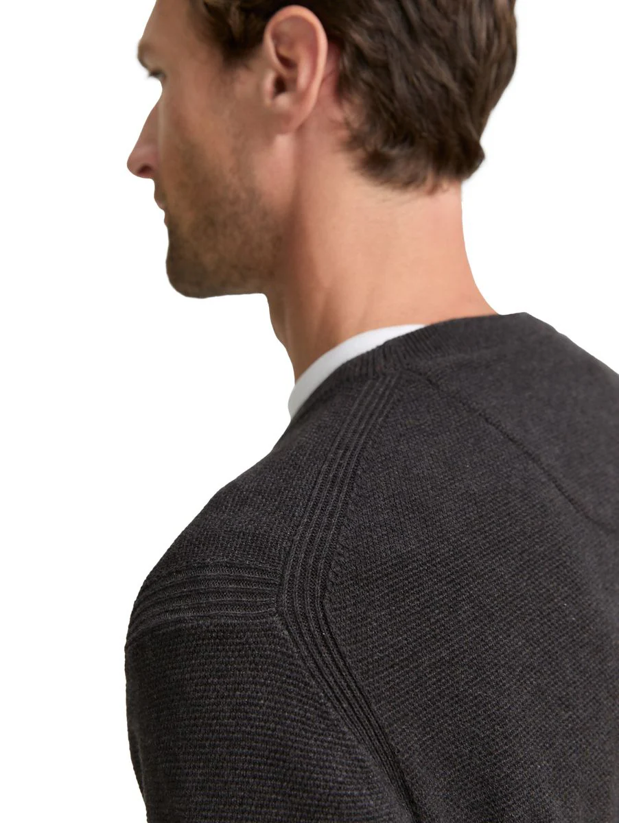 structured crewneck knit - Image 5