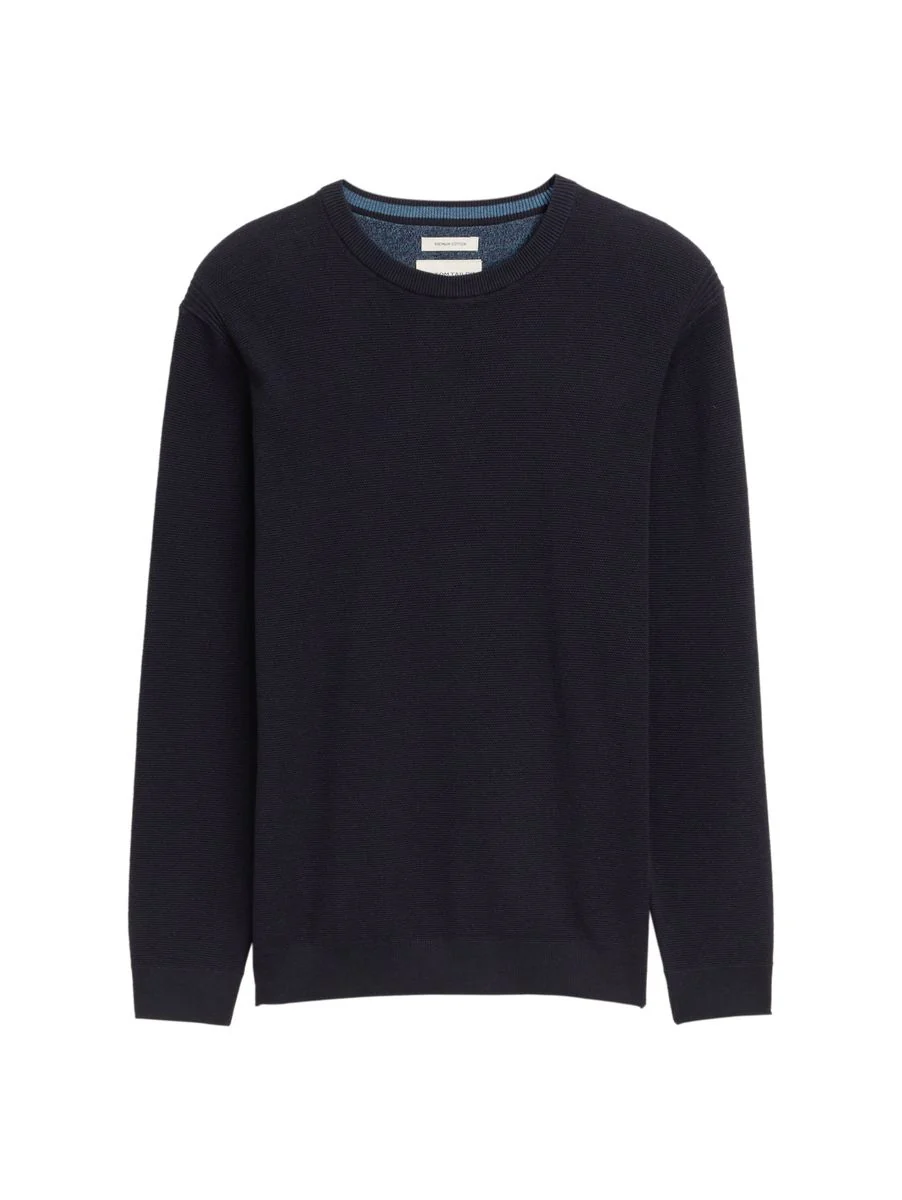 structured crewneck knit - Image 7