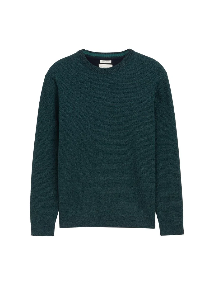 structured crewneck knit - Image 9