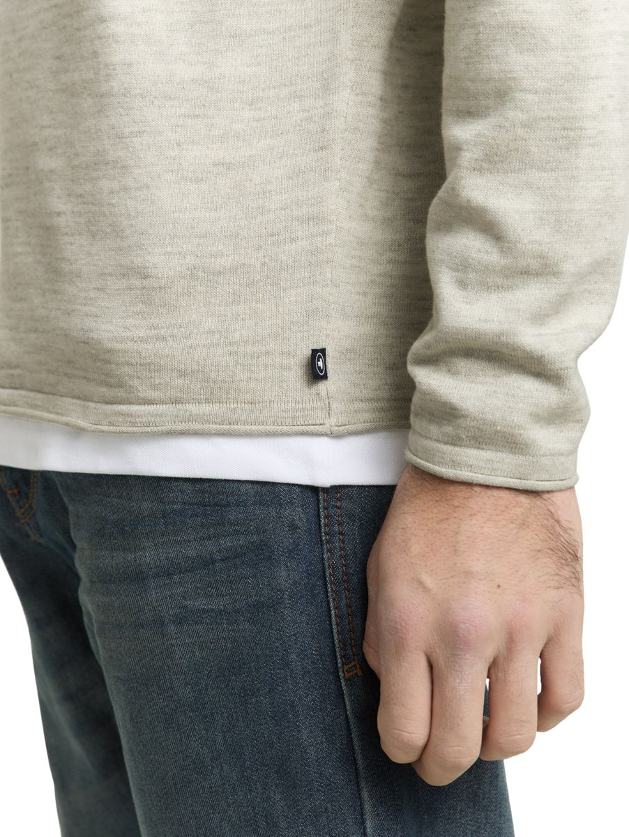 space dye knit pullover - Image 5
