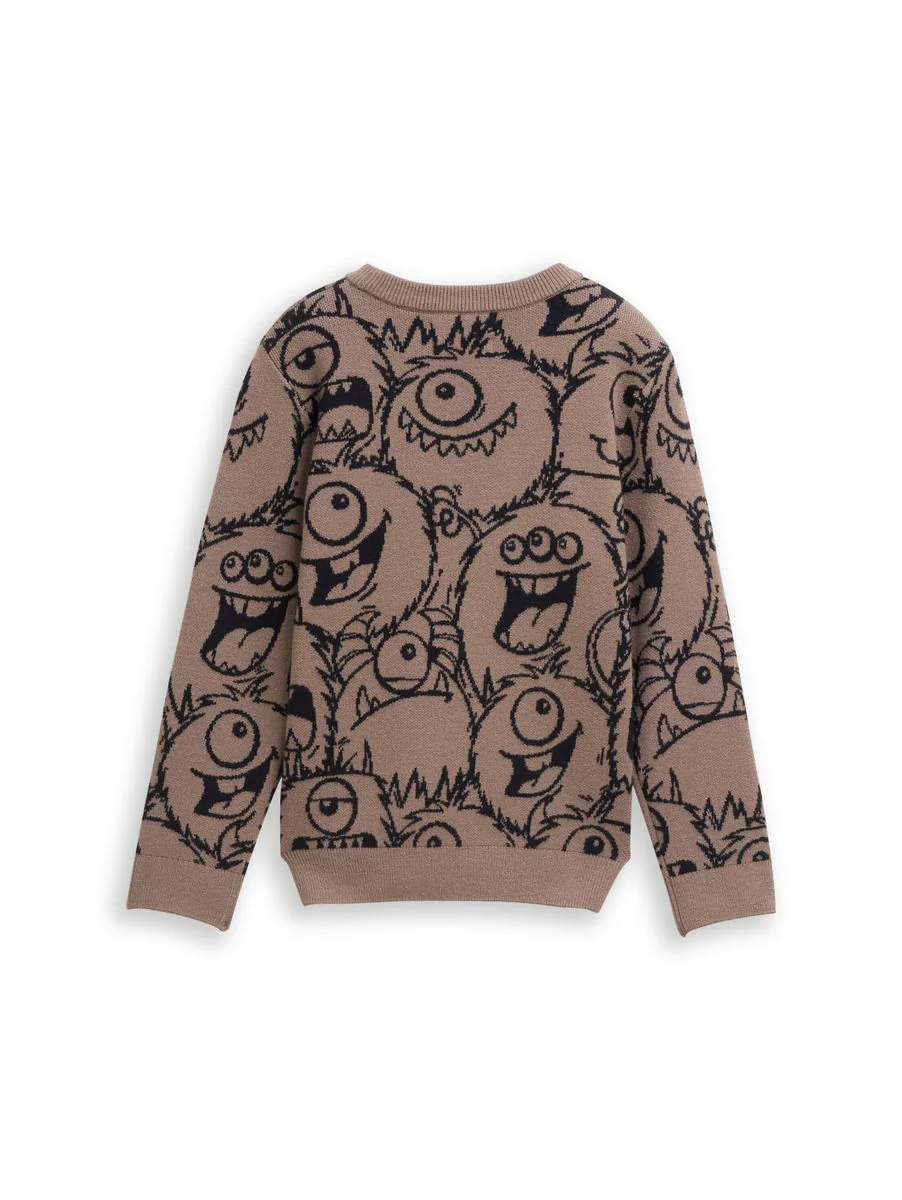jacquard knit pullover - Image 2