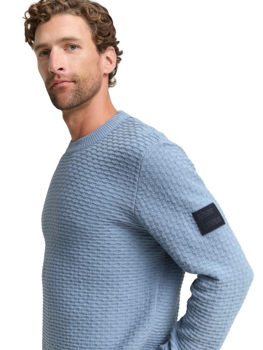 Strickpullover mit Rundhalsausschnitt - Image 5