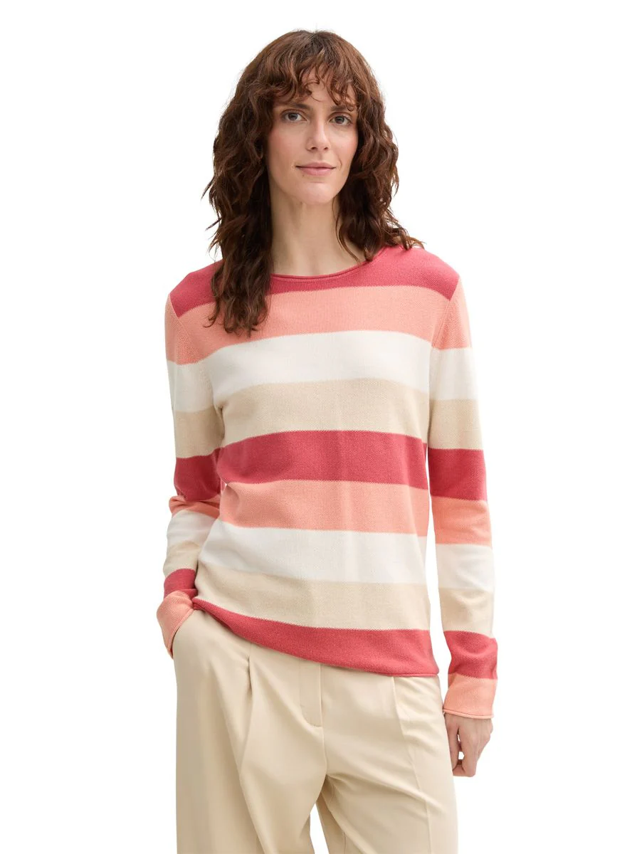 Knit structured striped - Image 5