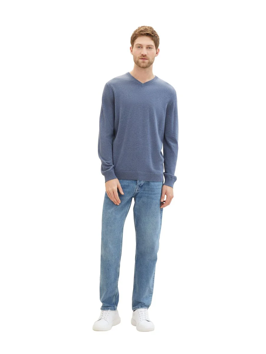 basic v-neck knit - Image 3