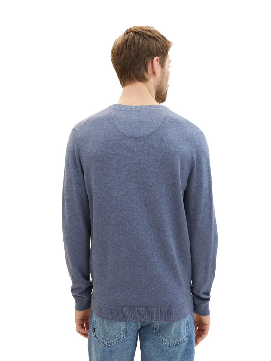 basic v-neck knit - Image 4