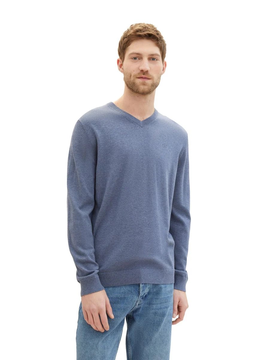 basic v-neck knit - Image 5