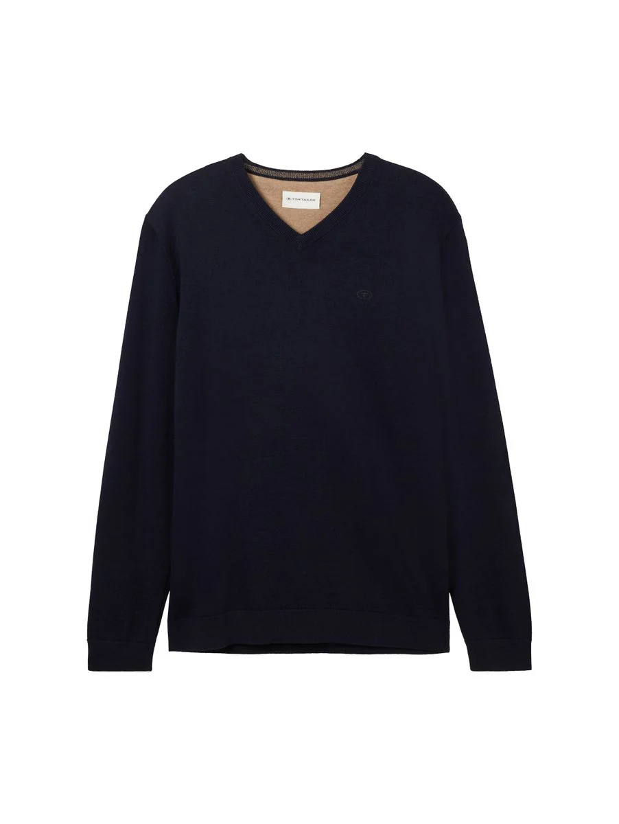 basic v-neck knit - Image 7