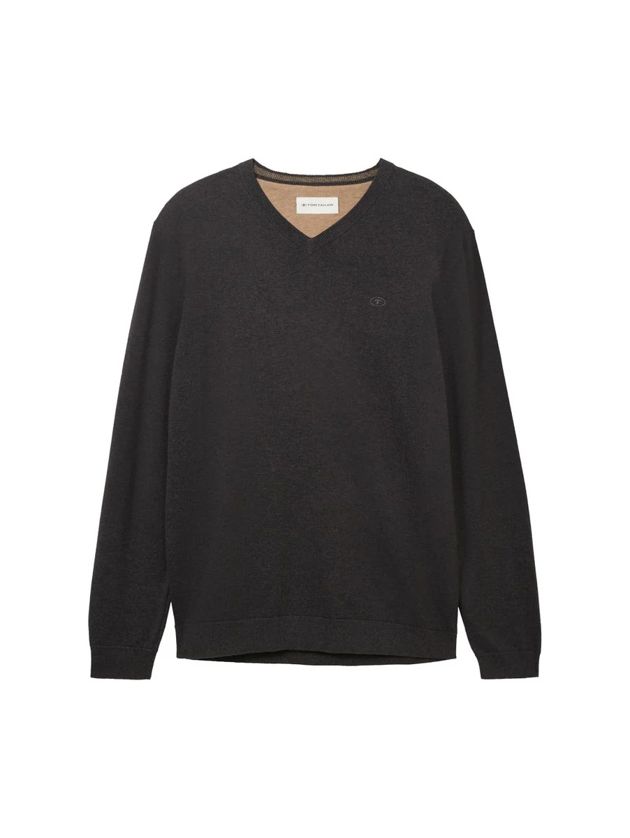 basic v-neck knit - Image 8