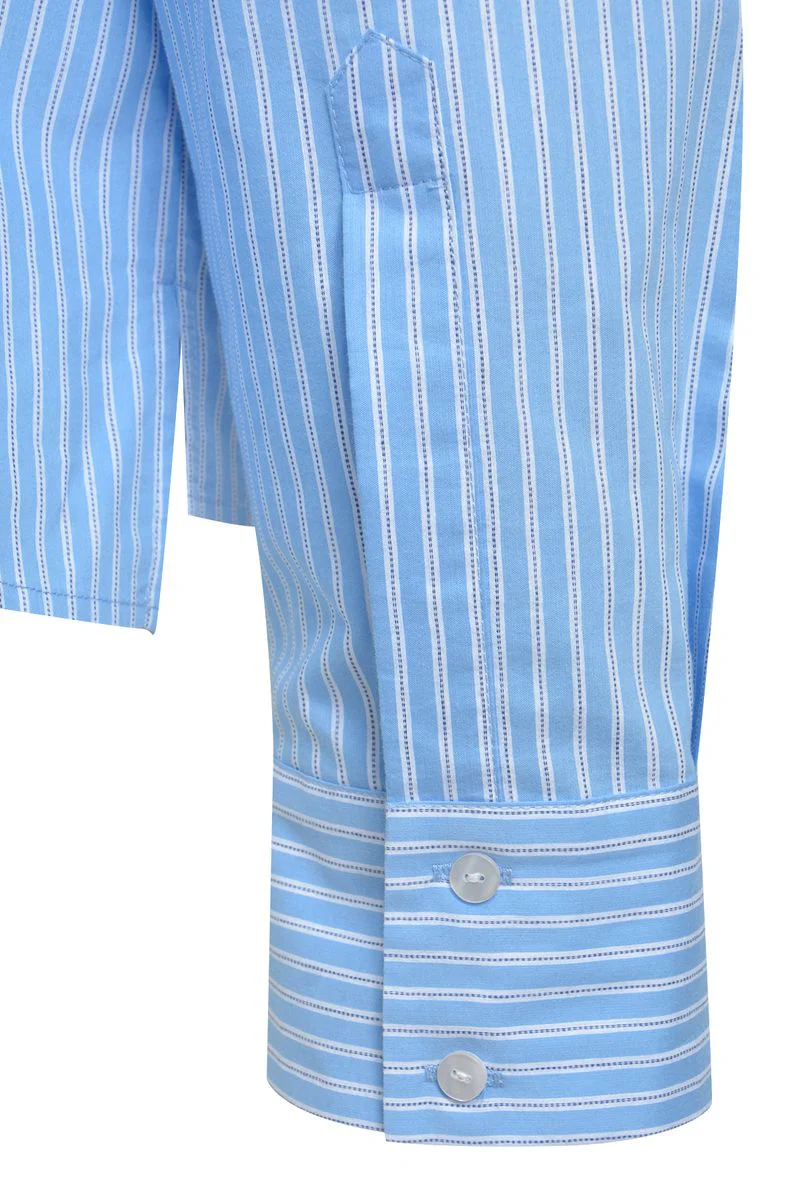 STRIPED BLOUSE WITH "GIGI" BACK PRI - Image 3