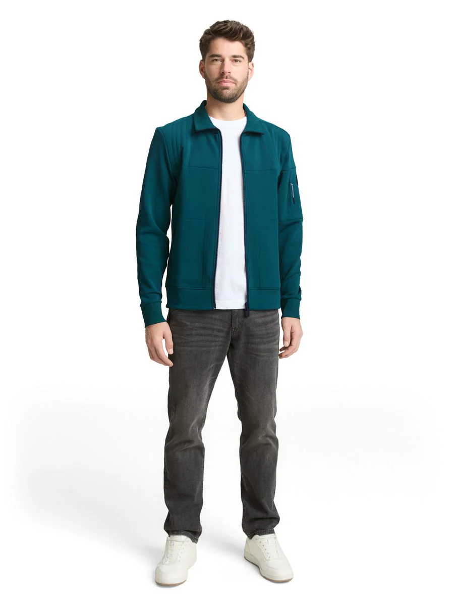 Sweatjacke mit Reißverschlusstaschen - Image 3