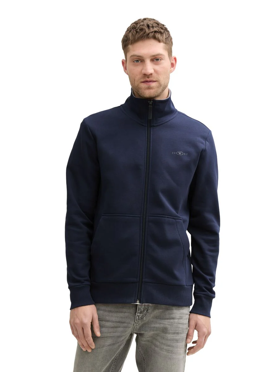 printed stand-up sweat jacket - Image 5