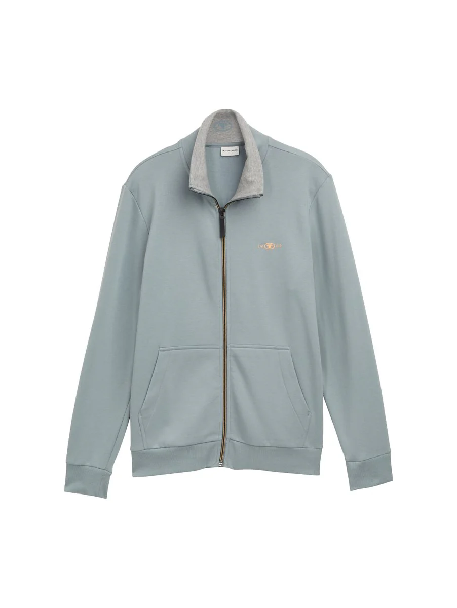 printed stand-up sweat jacket - Image 7