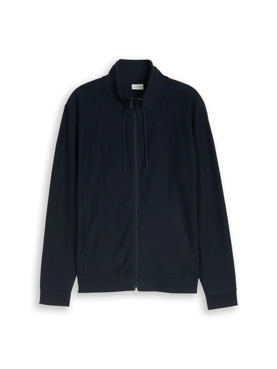Sweatjacke mit Stehkragen