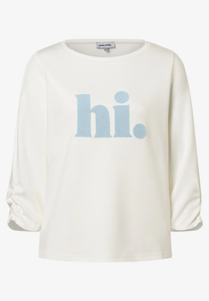 Sweatshirt mit "hi." Schriftzug - Image 2
